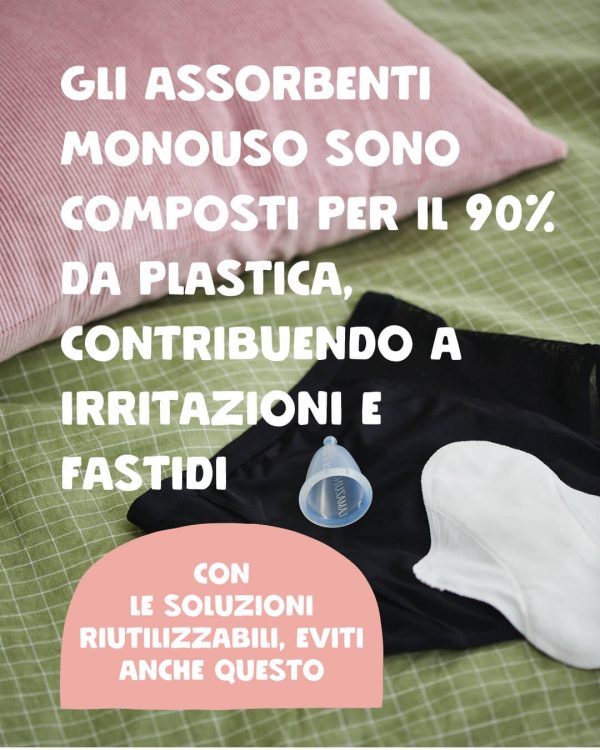 Foto Banner Mestruazioni Sostenibili Plastica Fastidi