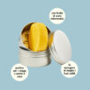 Friendly Shop Scatola Portasapone da Viaggio Principale con Shampoo Rotonda Info