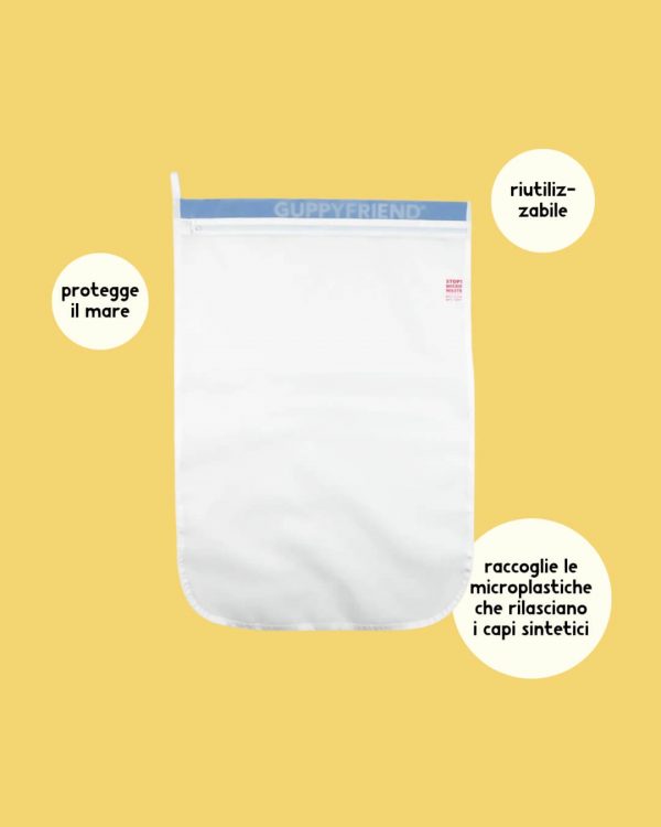 Guppyfriend Sacchetto per Lavatrice Anti Microplastiche Info