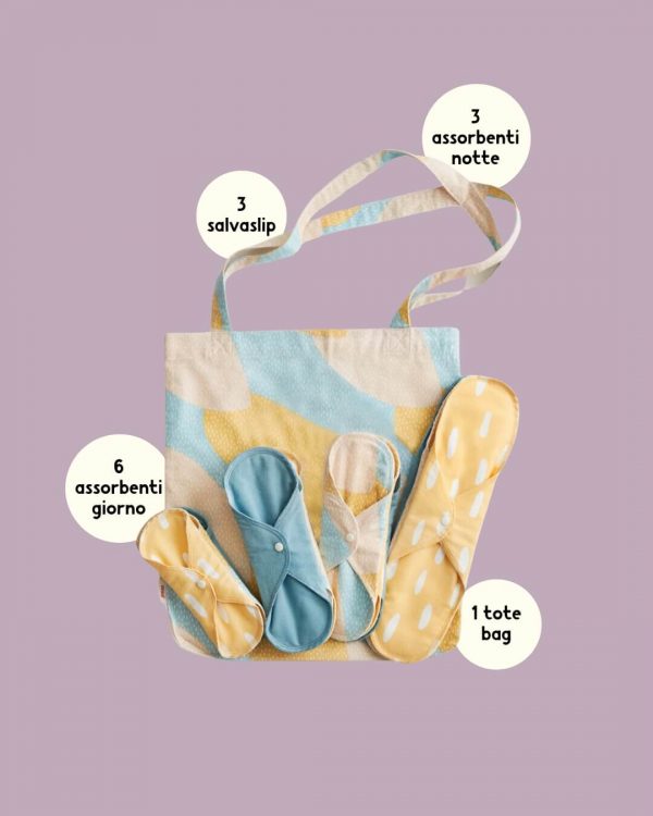 Imse Starter Kit Assorbenti Lavabili Blue Sprinkle Info