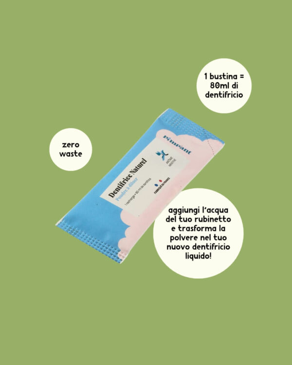 Pimpant dentifricio ecologico ricaricabile refill menta informazioni