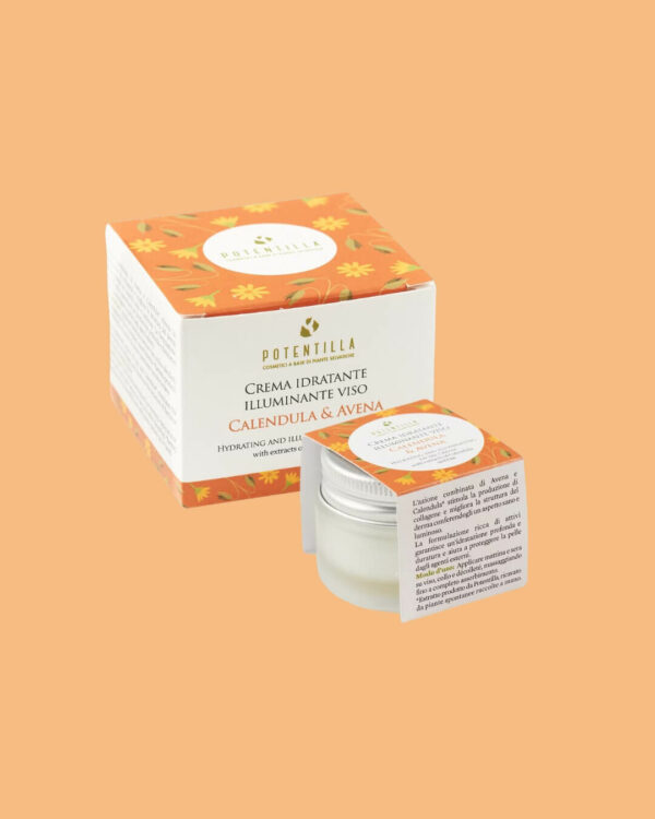Potentilla crema viso illuminante avena