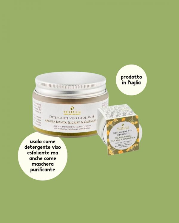 Potentilla detergente e maschera viso 2in1 info