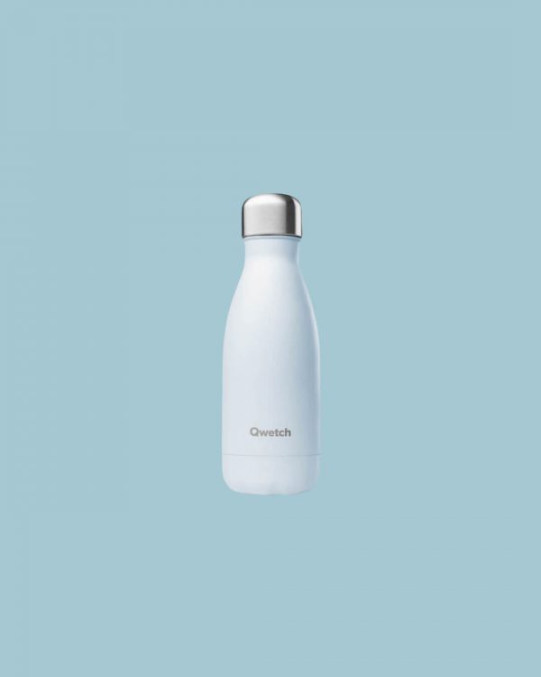 Qwetch Borraccia Termica in Acciaio Inossidabile 260ml Blu