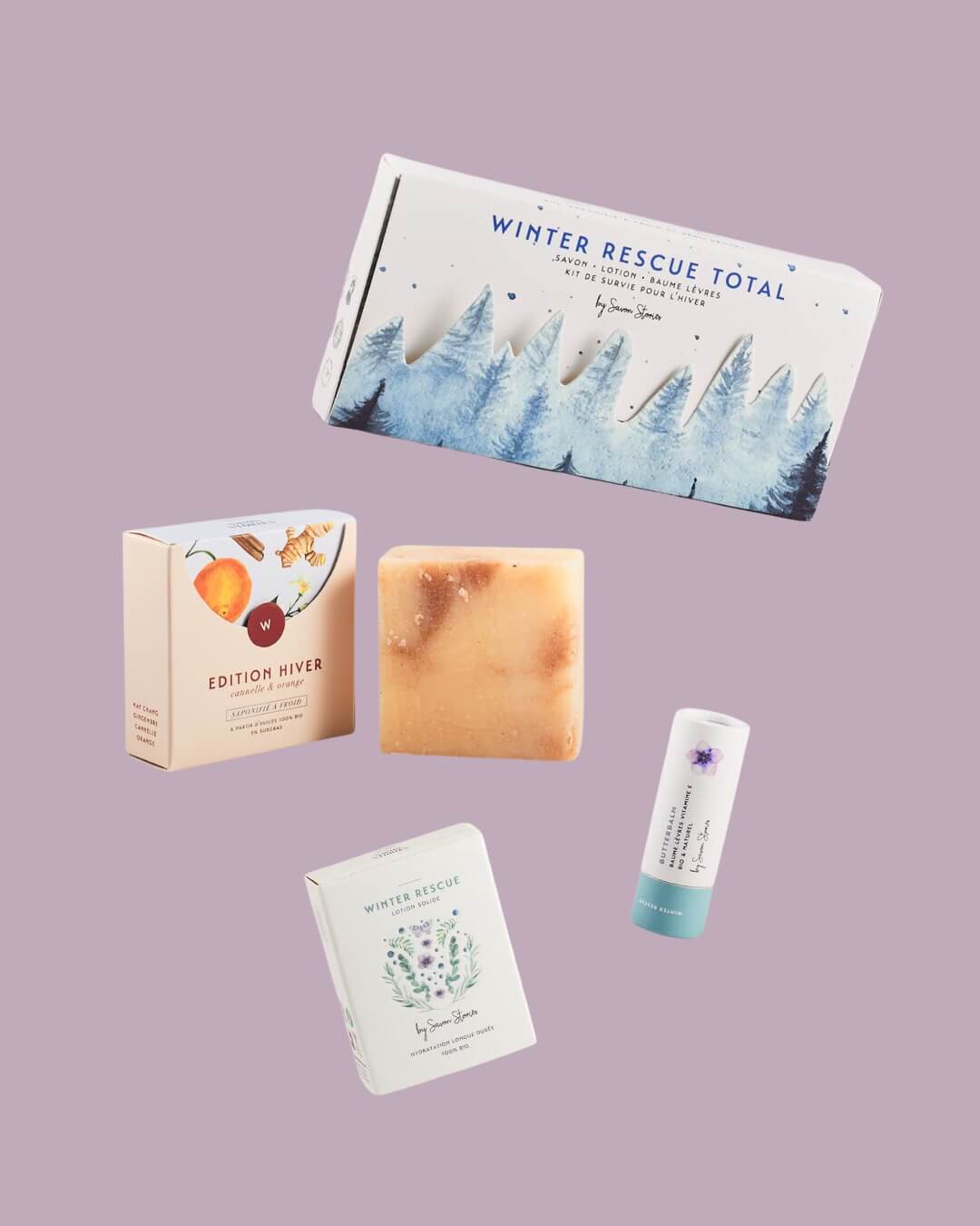 Savon storie cofanetto regalo winter rescue aperto completo