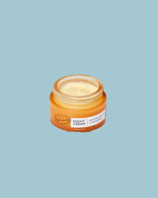 UpCircle Crema Viso Notte con Acido Ialuronico Aperta