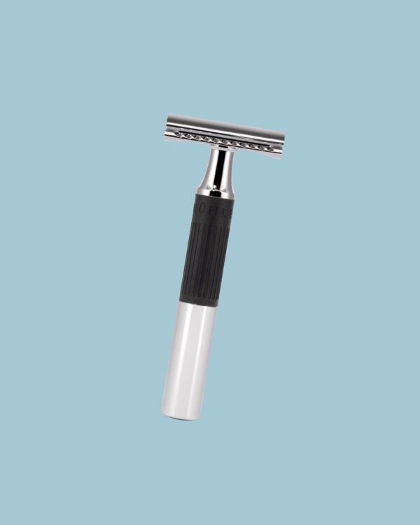 Rasoio Riutilizzabile con Manico Gommato - Mühle
