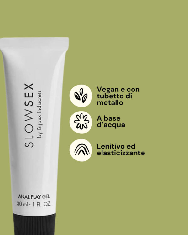 Slow Sex Gel Lubrificante “Anal Play” Info
