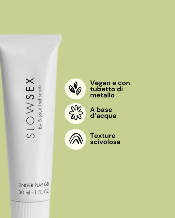 Slow Sex Gel Lubrificante “Finger Play” Info