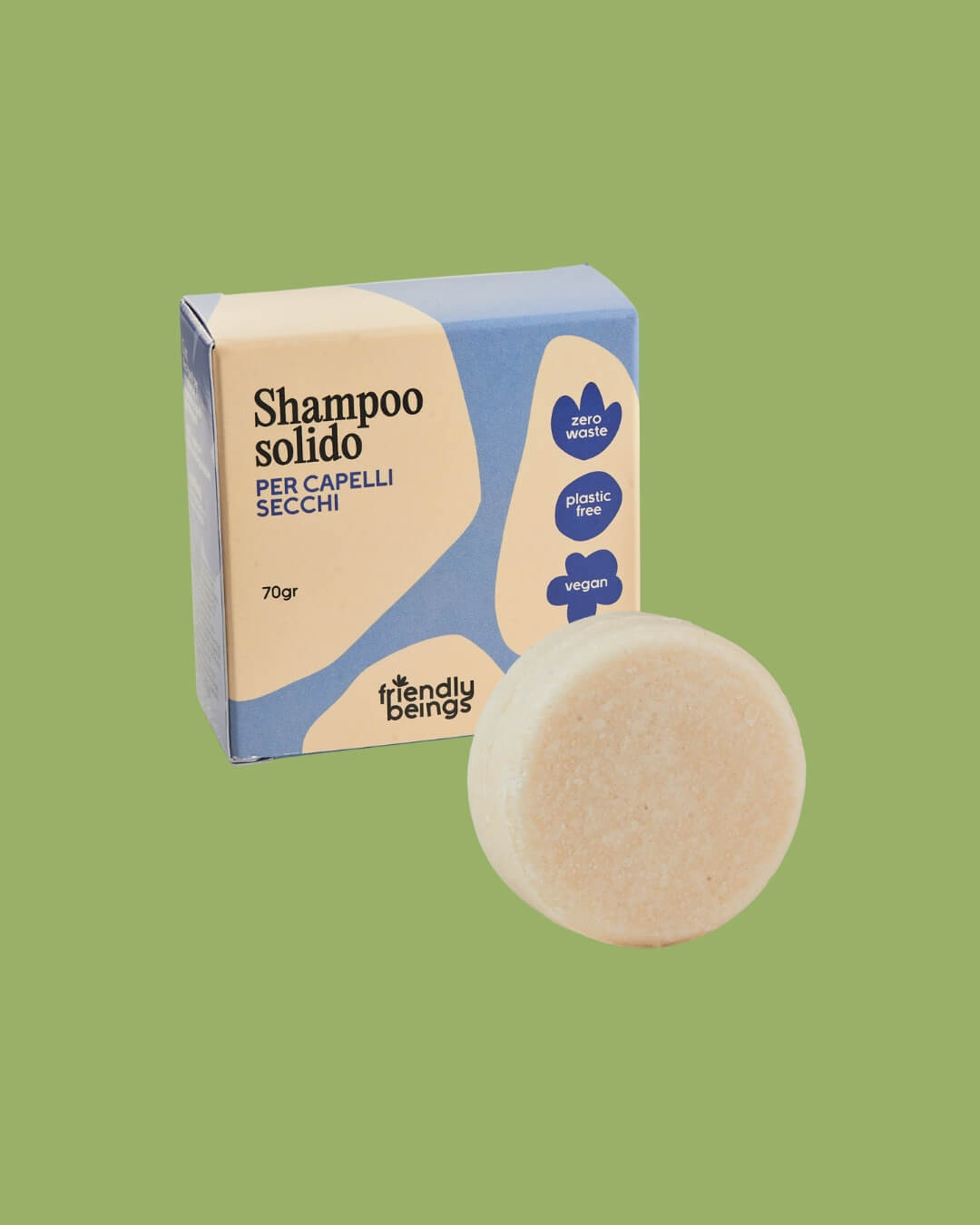 Rivoluziona la tua hair care routine con lo shampoo solido: pro e contro 12 Friendly beings shampo solido secchi pack