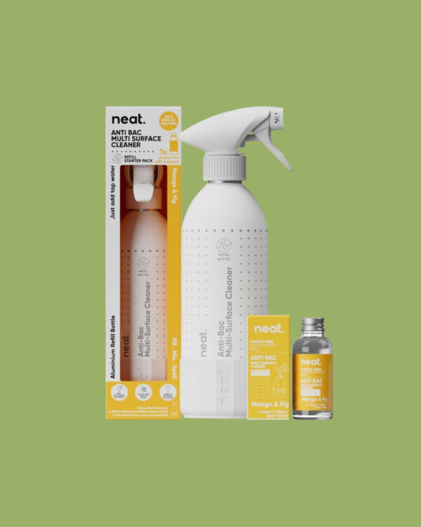 Neat Detersivo Antibatterico da Diluire Starter Kit Mango