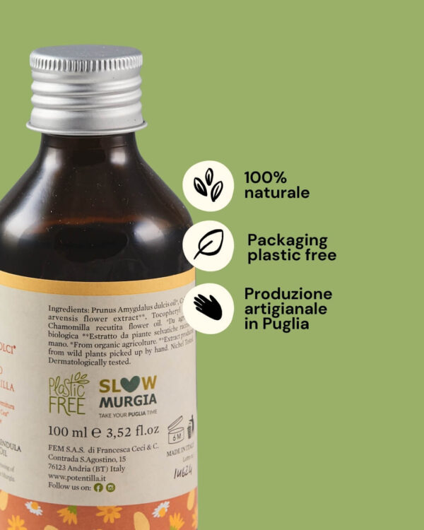 Potentilla Olio di Mandorle con Calendula Info