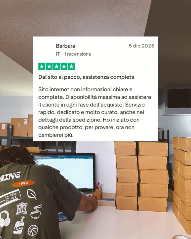 Homepage 10 Friendly shop recensione trustpilot pacchi