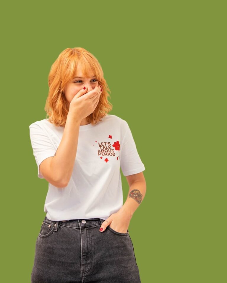 Your best period tshirt talk bianco