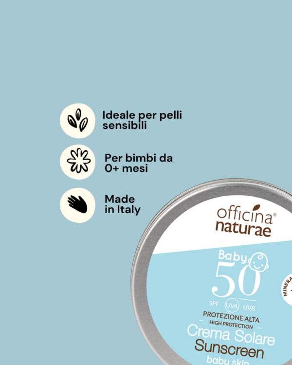 Officina Naturae Crema Solare SPF50 BABY Info