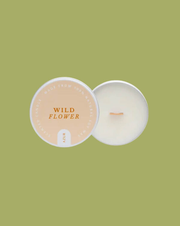 Azur Candela Vegetale Wild Flower