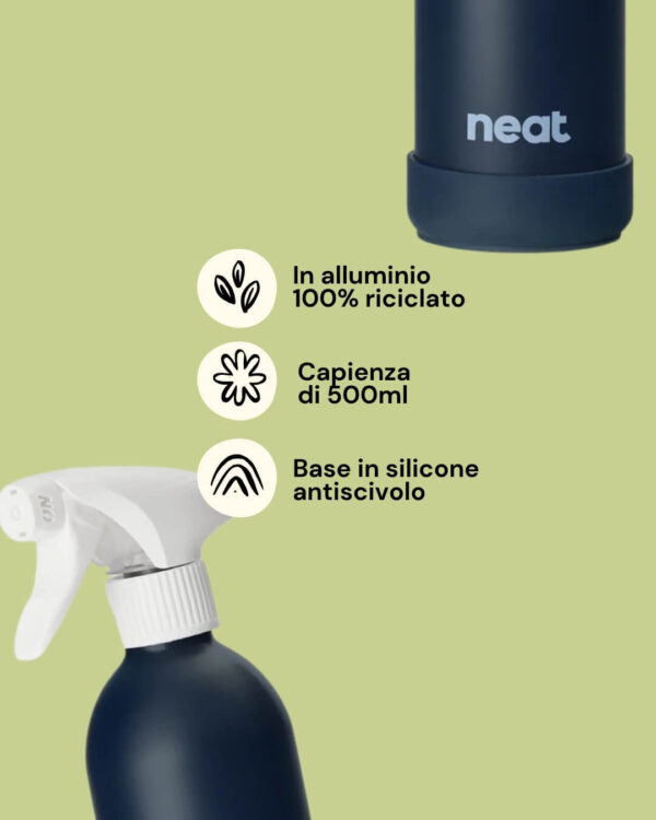 Neat Bottiglia Riutilizzabile per Detersivo Info